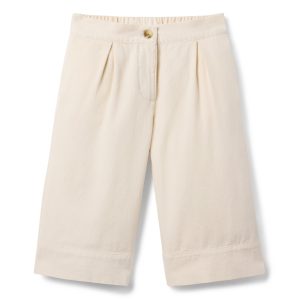 The Wide Leg Twill Pant