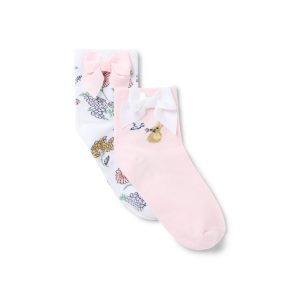 Floral And Bunny Sock 2-Pack