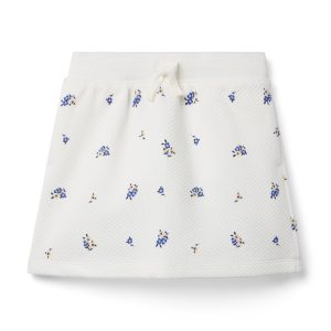 Quilted Floral Skirt