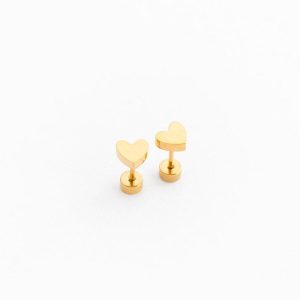 Heart Stud Earrings