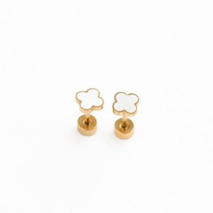Quatrefoil Stud Earrings