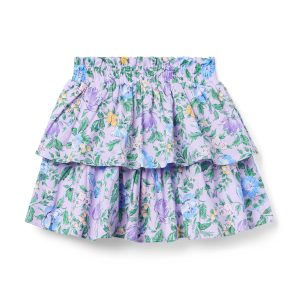 Floral Tiered Skirt