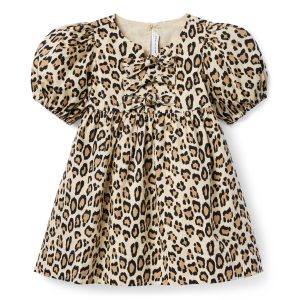 The Leopard Bow Dress