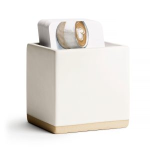 Little Notes® Ceramic Holder - White