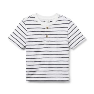 Striped Henley Tee