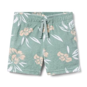 Tropical Floral Terry Short