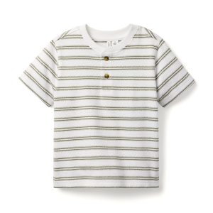 Striped Henley Tee