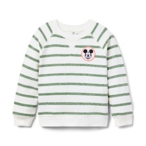 Disney Mickey Mouse Striped Sweatshirt