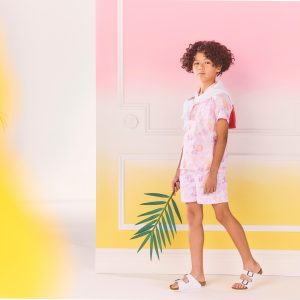 Serena Williams x Janie and Jack Toile Tour Cabana Shirt