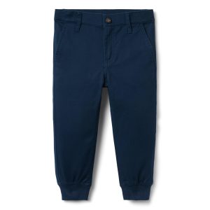 The Button Twill Jogger