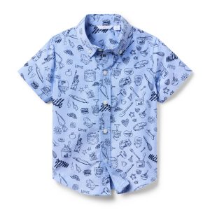 Milk Bar x Janie and Jack Slice Of Style Shirt