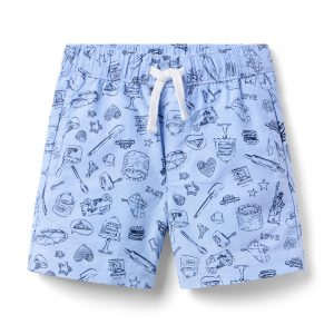 Milk Bar x Janie and Jack Oxford Pull-On Short