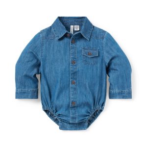 Baby Chambray Bodysuit